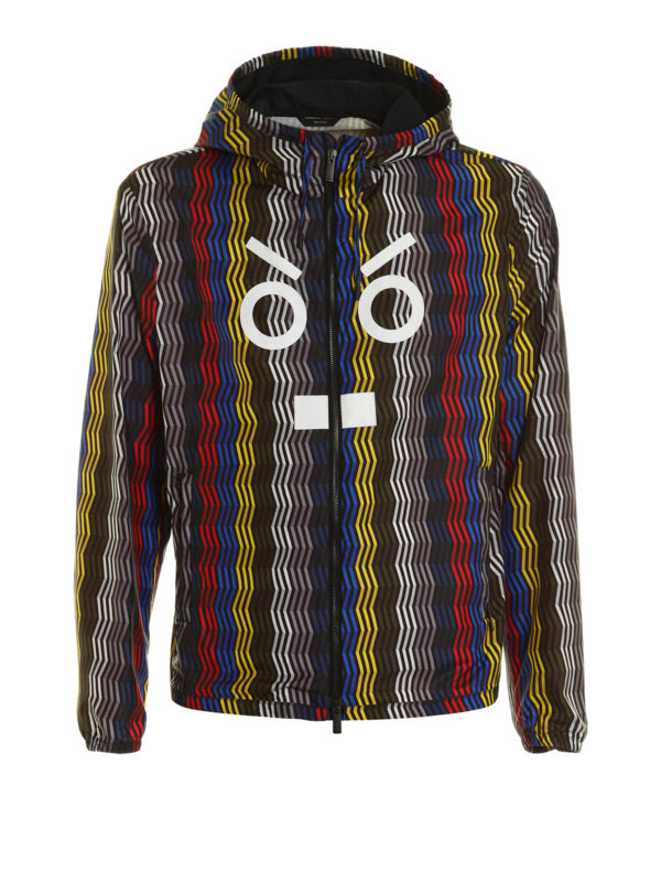 FENDI: casual jackets - Zig-zag pattern rain jacket