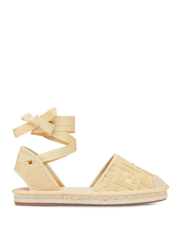 FENDI: espadrilles - FF patterned espadrilles