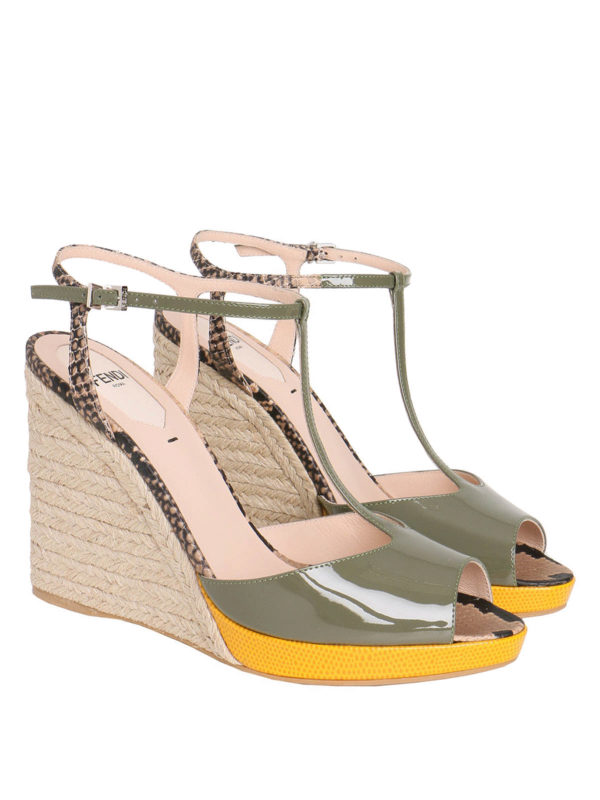 Fendi espadrilles wedge new arrivals