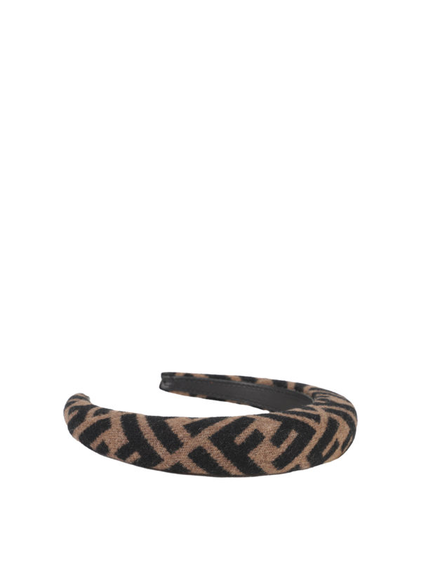 Fendi Jr: hair accessories online - FF patterned headband