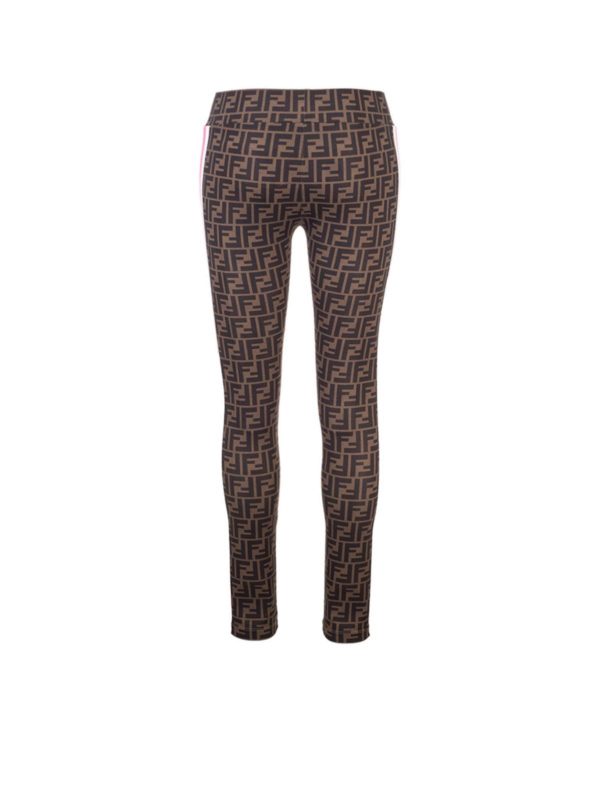 Fendi Jr: Leggings online - Leggins - Marrón