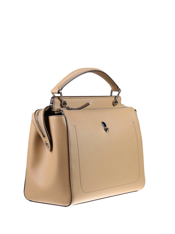 FENDI: bowling bags online - Dotcom leather bag