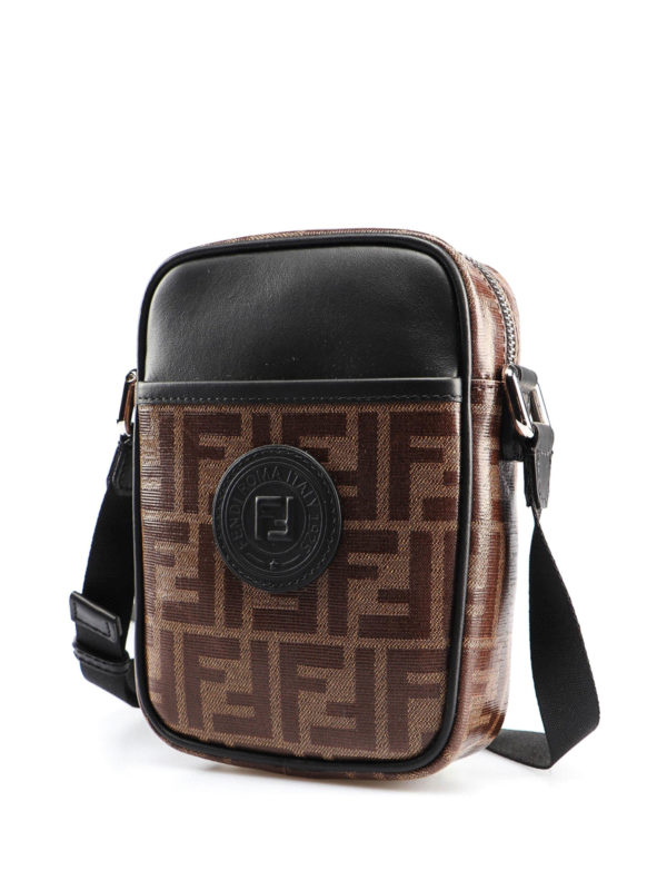 FENDI: cross body bags online - Maxi FF print detailed cross body bag