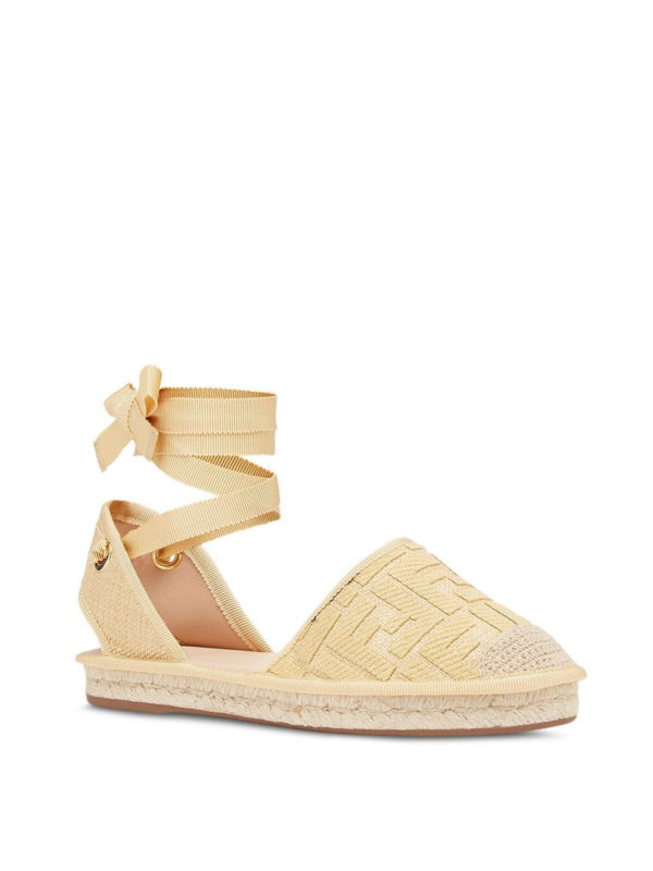 FENDI: espadrilles online - FF patterned espadrilles