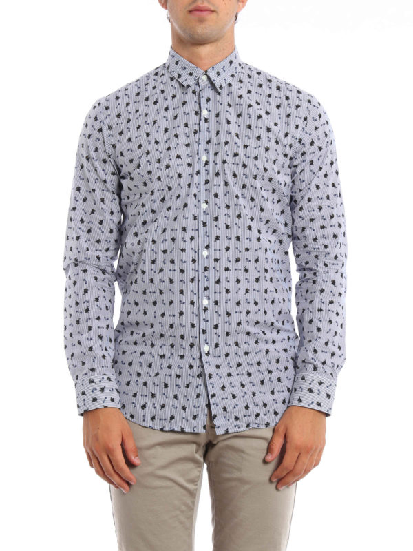 FENDI: Hemden online - Hemd Fur Herren - Blau