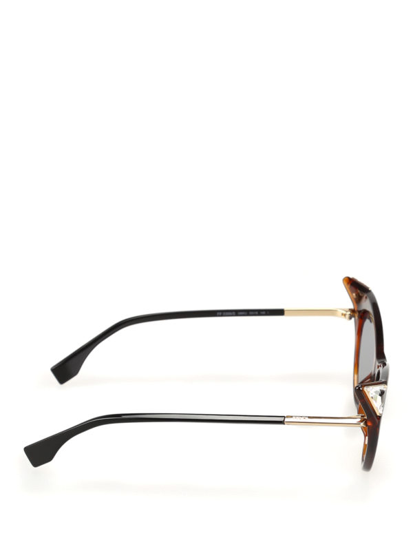 FENDI: sunglasses online - Iridia FF pattern sunglasses