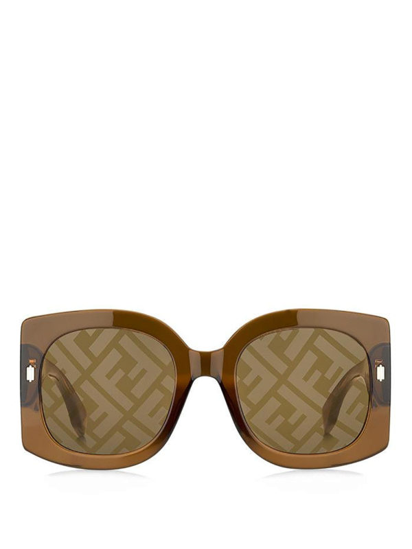 FENDI: sunglasses online - Monogram lenses sunglasses