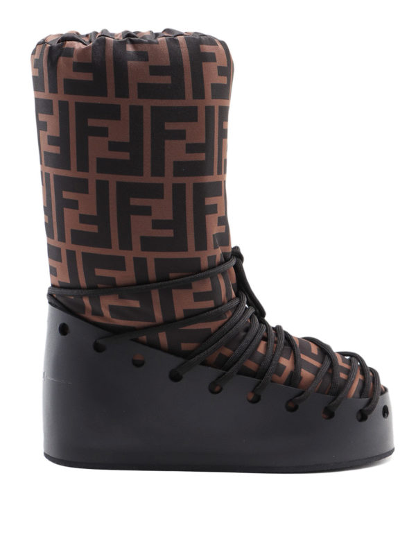 FENDI: snow boots - FF logo snow boots
