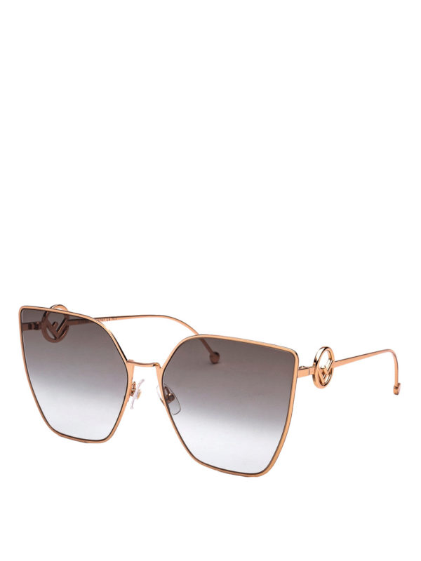 FENDI フェンディ サングラス FF0323 S45M2 ゴールド ロゴ FENDI フェンディ サングラス FF0323 S45M2 ゴールド ロゴ