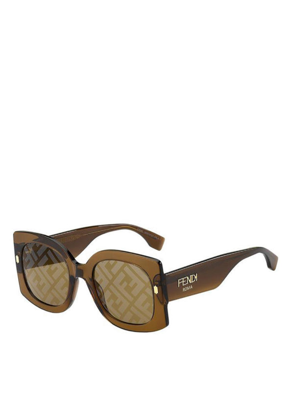 FENDI: sunglasses - Monogram lenses sunglasses