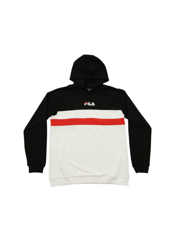 scrapbog Faldgruber Ved Sweatshirts & Sweaters Fila - Hoodie in black white and red - 687263A224