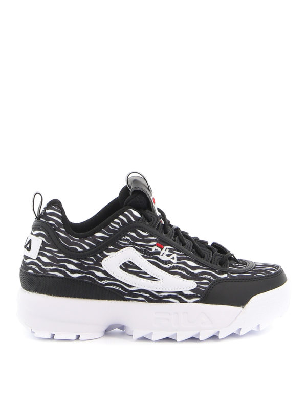 FILA: trainers - Disruptor animal print sneakers