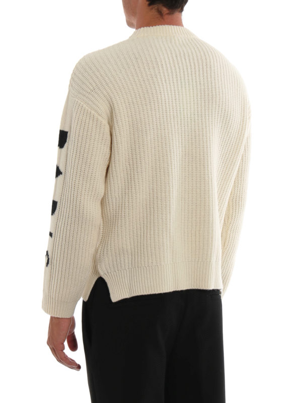 Pull Col Rond - Blanc shop online: KENZO