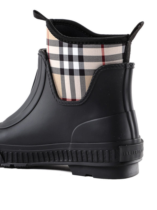 新品　バーバリー　ヴィンテージチェック　ブーツ　FLINTONレインブーツ ☆人気☆Burberry Flinton' snkle ブーツ 【公式通販】