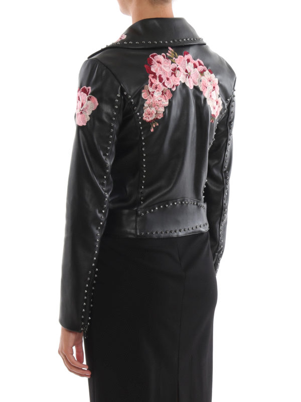 Lederjacke - Blumenmuster shop online: TWINSET