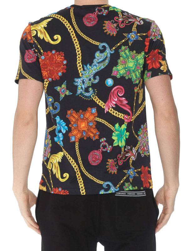 T-Shirt - Gemustert shop online: VERSACE