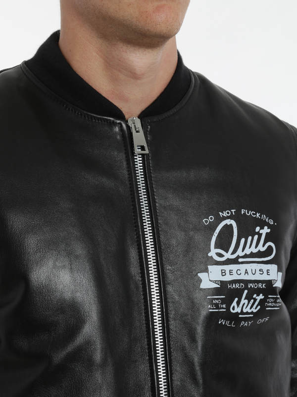 FNDH buy online Leather bomber