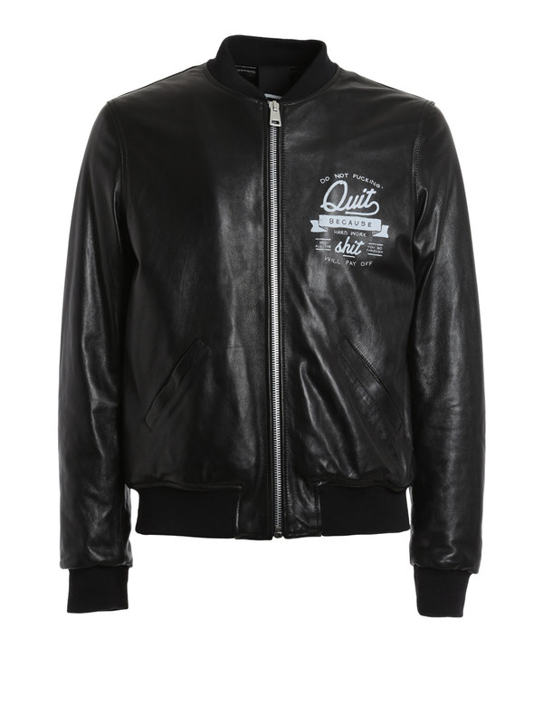 FNDH: casual jackets - Leather bomber