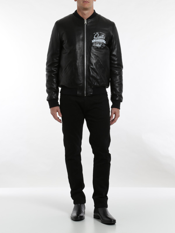 FNDH: casual jackets online - Leather bomber
