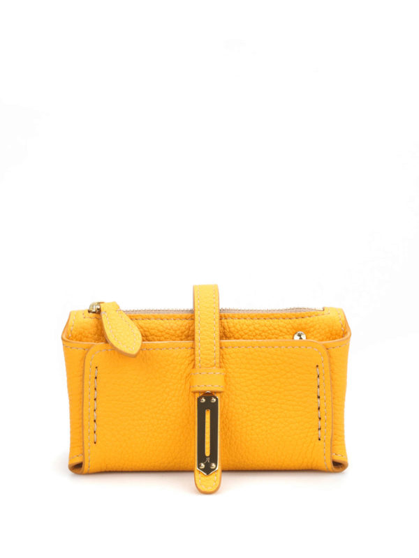 Fontana Milano 1915: Clutch - Pochette Jaune Foncé