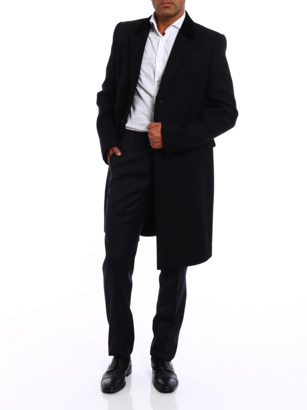Formal wool coat shop online: ALEXANDER MCQUEEN