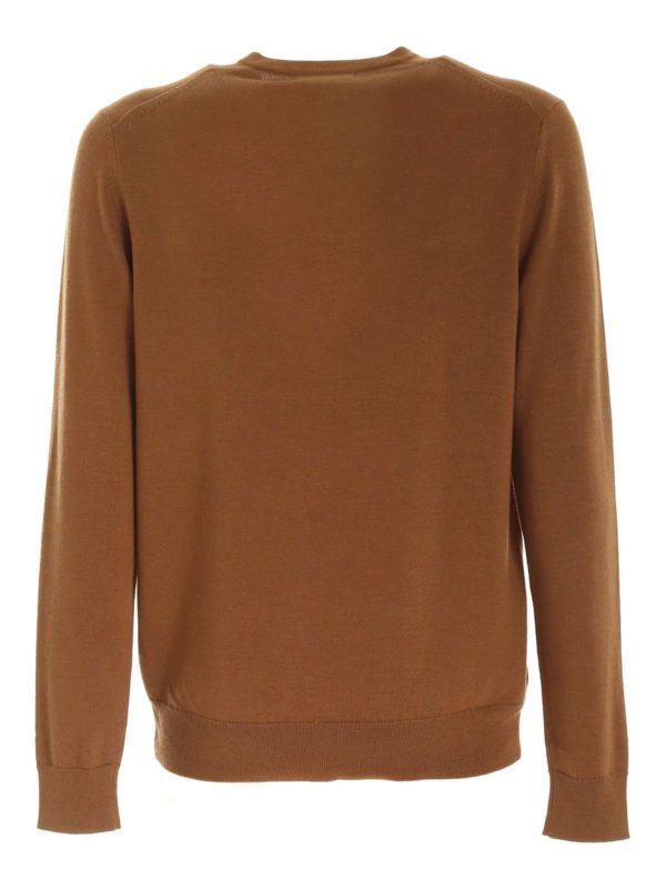 FRED PERRY: Pull col rond online - Pull Col Rond - Beige