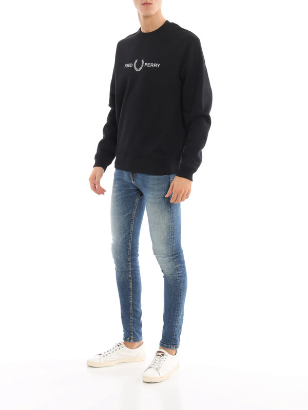 FRED PERRY: Sudaderas y suéteres online - Sudadera - Negro