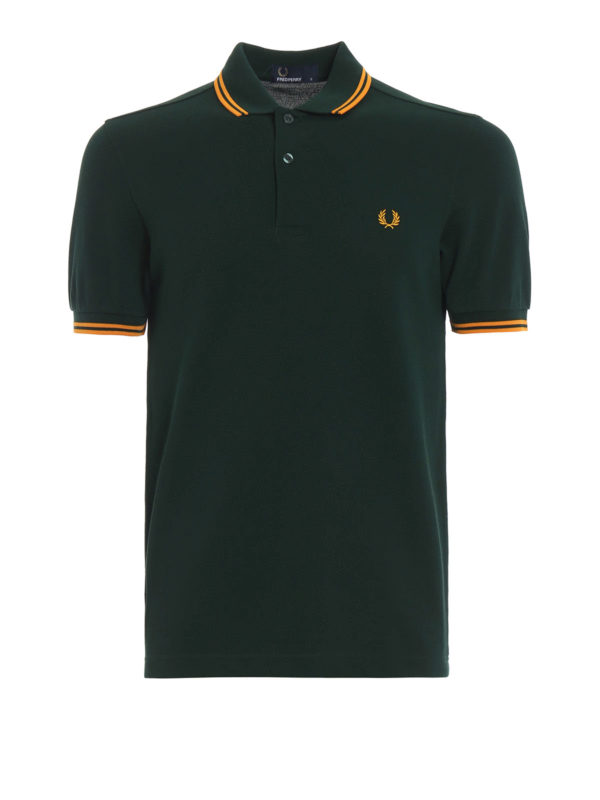 FRED PERRY: Polos - Polo - Verde Oscuro