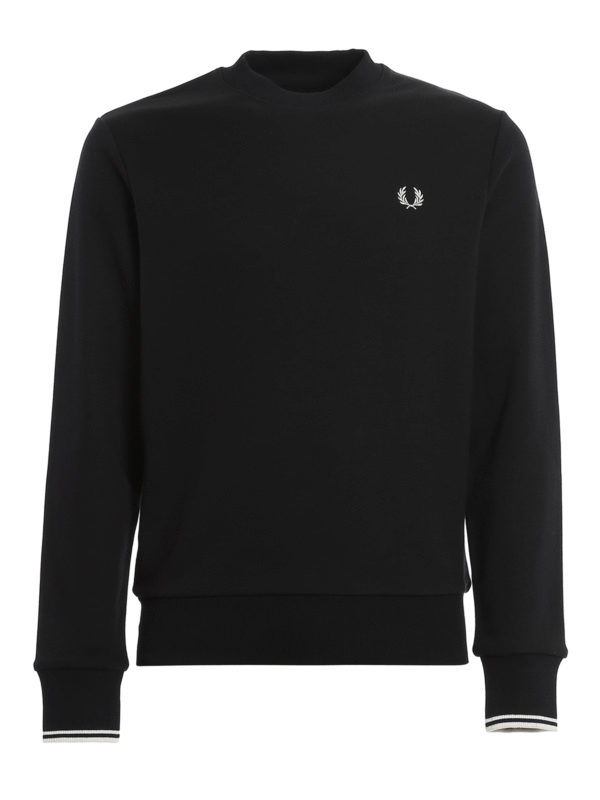 FRED PERRY: Sweatshirts & Sweaters - Logo embroidery sweatshirt
