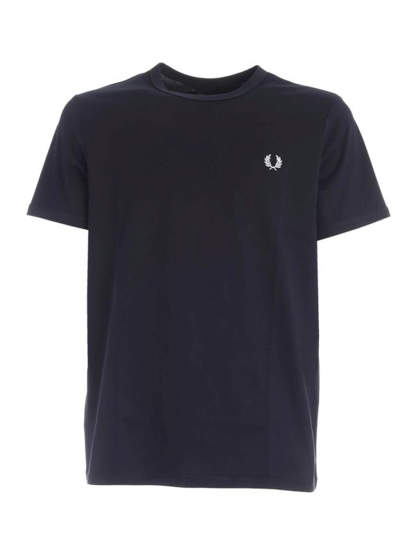 FRED PERRY: T-shirts - T-Shirt - Blau