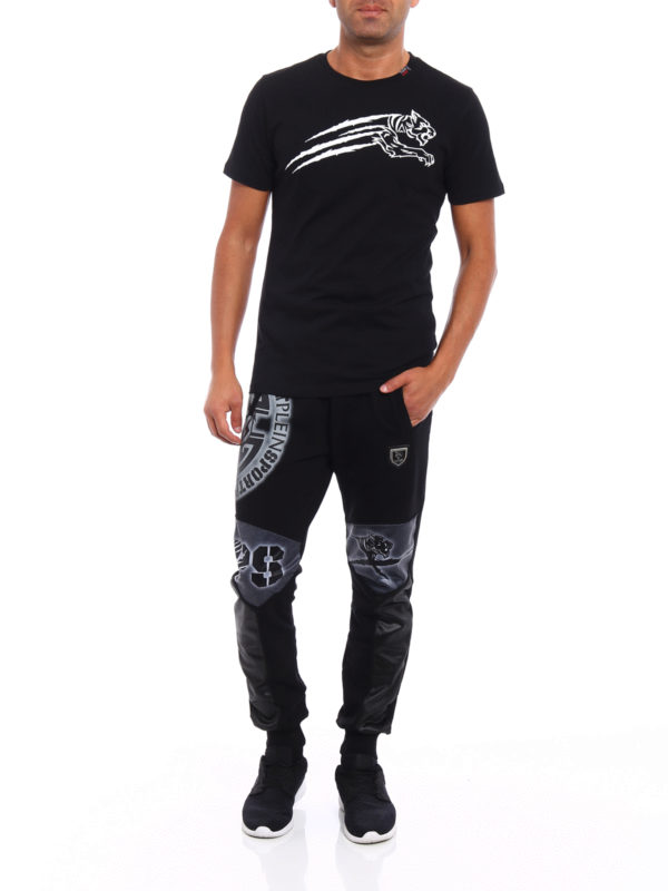 Freeman black T-shirt shop online: PHILIPP PLEIN