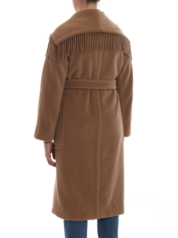 Fringed Pacos coat shop online: Max Mara