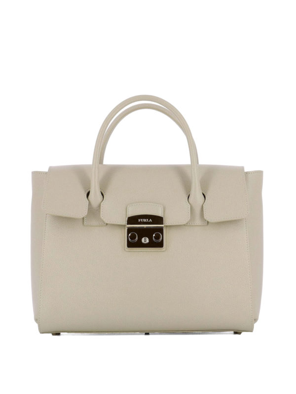 FURLA: Bowling - Bowling Tasche - Hellbeige