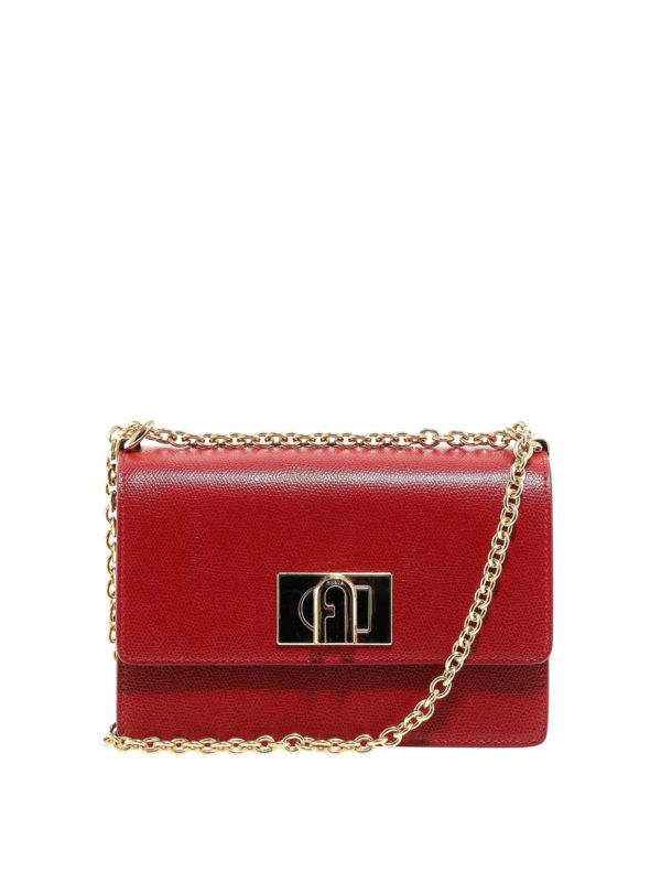 FURLA: cross body bags - 1927 mini leather satchel bag