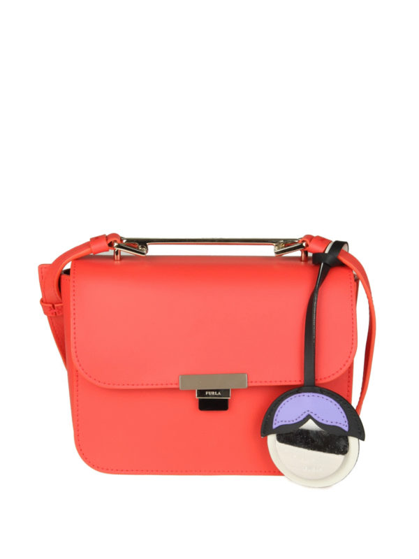 FURLA: cross body bags - Elisir Mini coated leather bag
