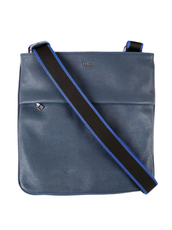 FURLA: cross body bags - Ulisse grainy leather crossbody