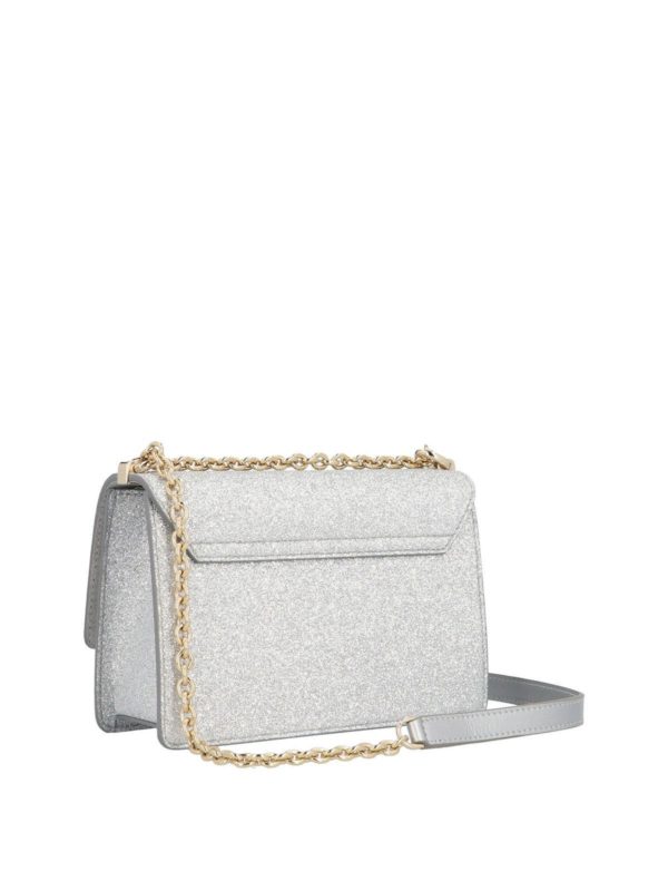 FURLA: cross body bags online - 1927 mini crossbody bag in silver color