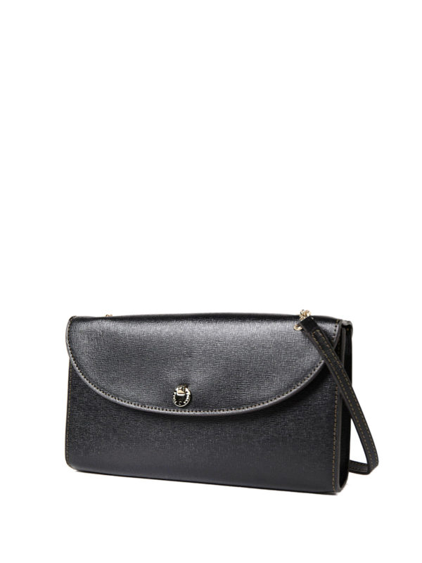 FURLA: borse a tracolla online - Tracolla Gioia XL nera