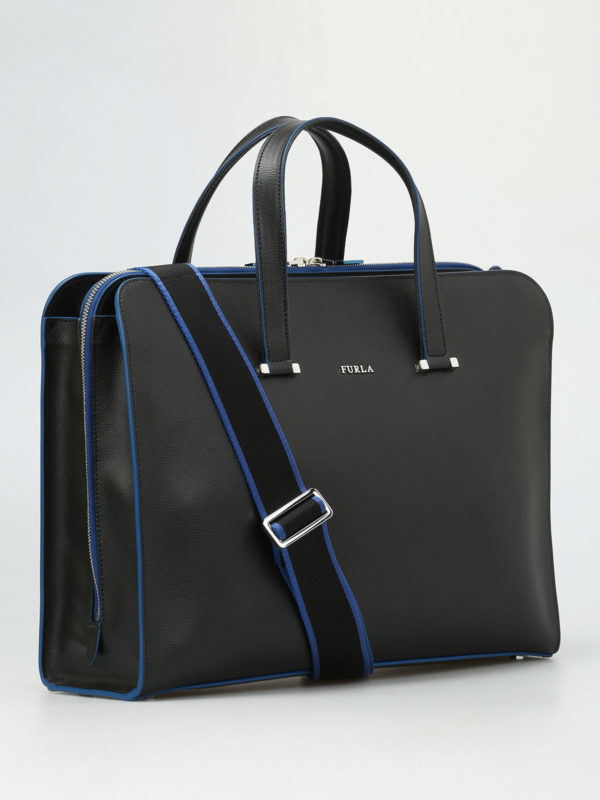 Furla Man Vulcano bag - Black - Men|867405