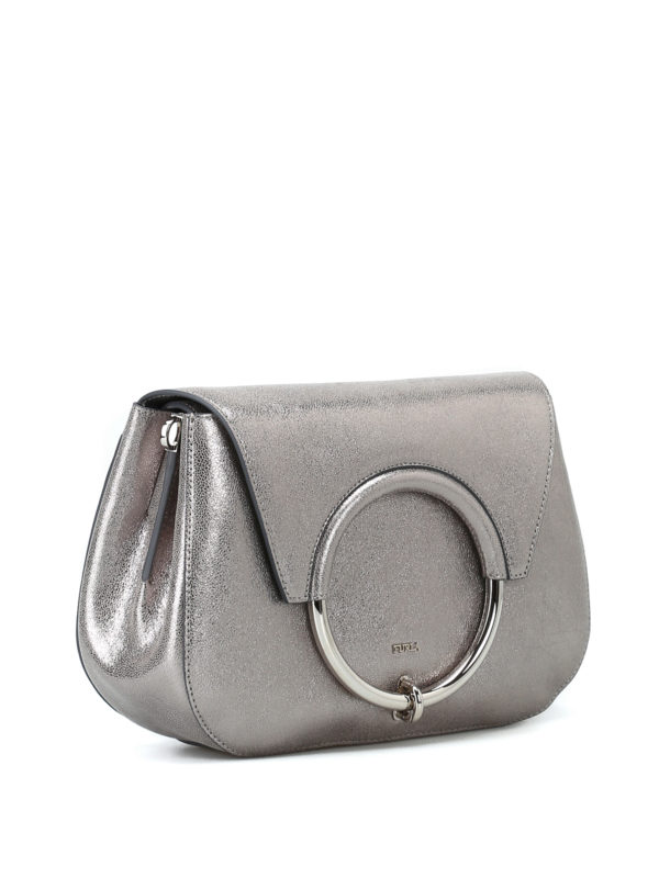 FURLA: shoulder bags online - Margherita metallic shoulder bag