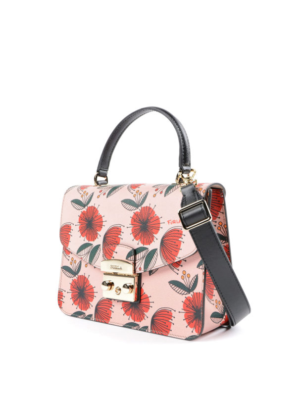 FURLA: shoulder bags online - Metropolis poppy patterned bag