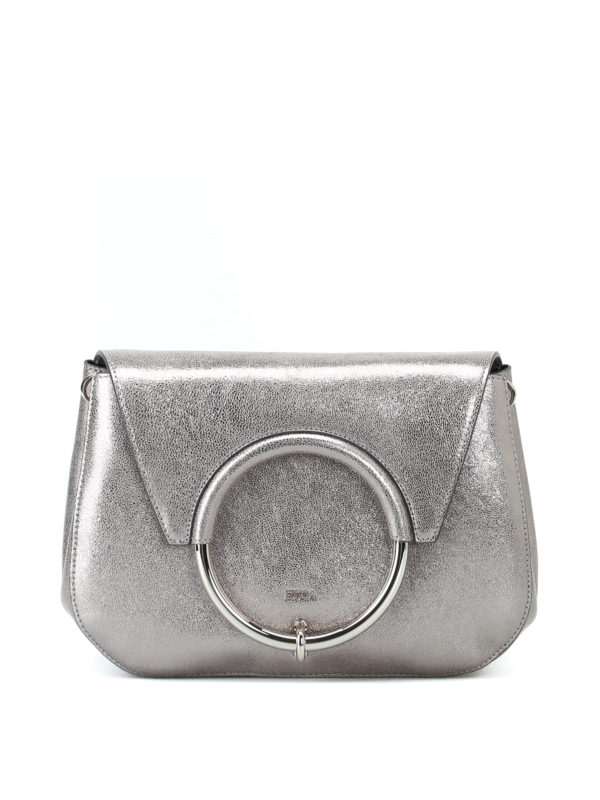 FURLA: shoulder bags - Margherita metallic shoulder bag
