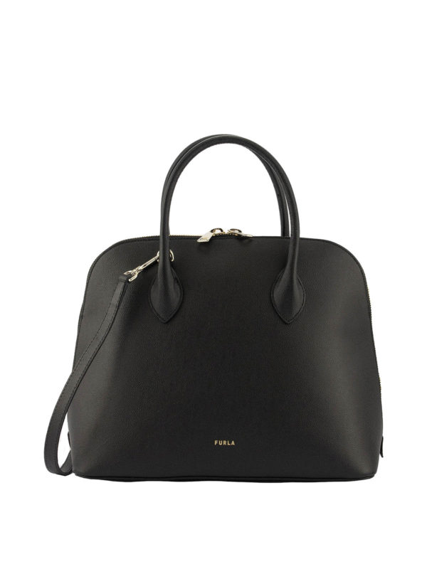 FURLA: totes bags - Code Dome leather tote bag