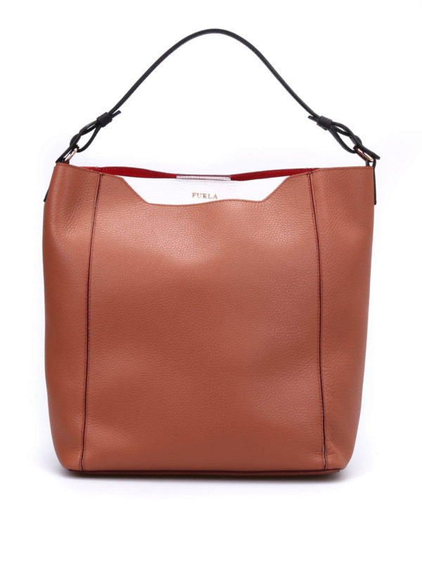 Furla Fantasia leather tote Light Brown Women 811411ZCN0