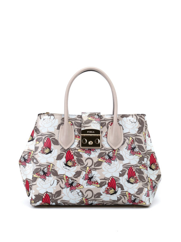 FURLA: totes bags - Metropolis butterfly medium tote