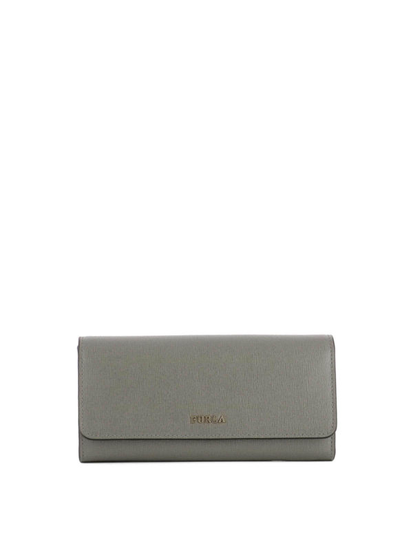 FURLA: wallets & purses - Babylon XL grey wallet
