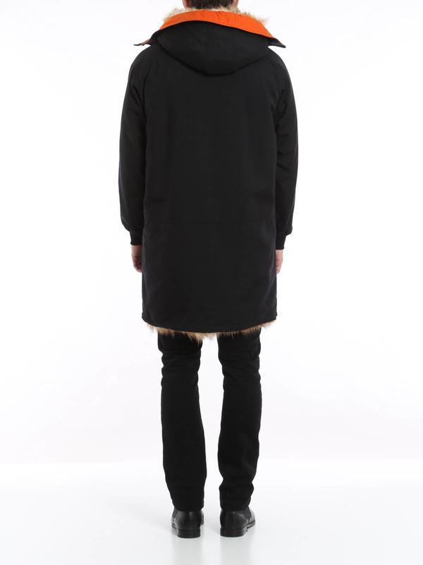 Cappotto foderato in ecopelliccia shop online: COLLECTION PRIVEE