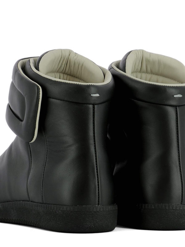 Future leather high top sneakers shop online: Maison Margiela