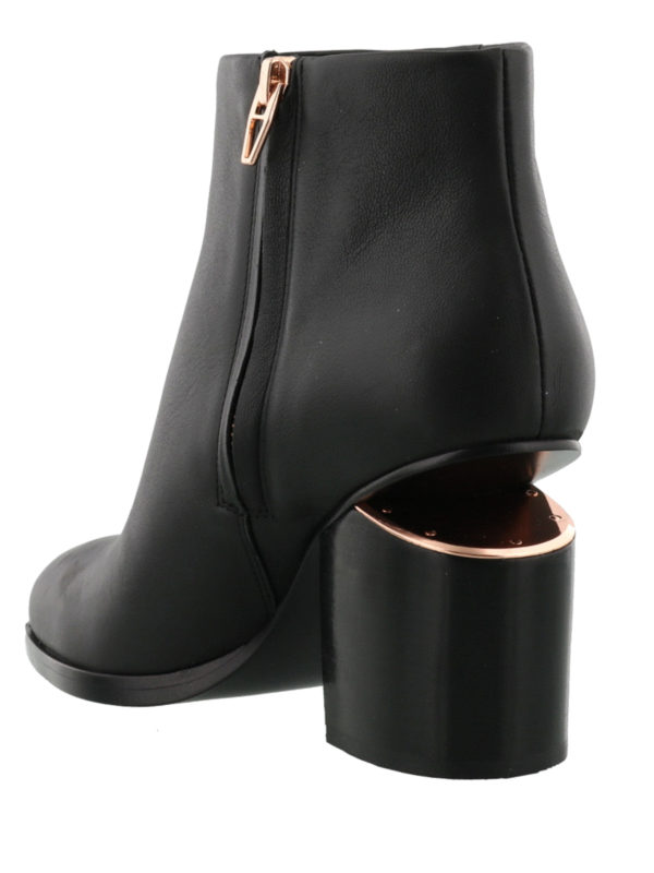 Gabi rose gold detailed ankle boots shop online: ALEXANDER WANG