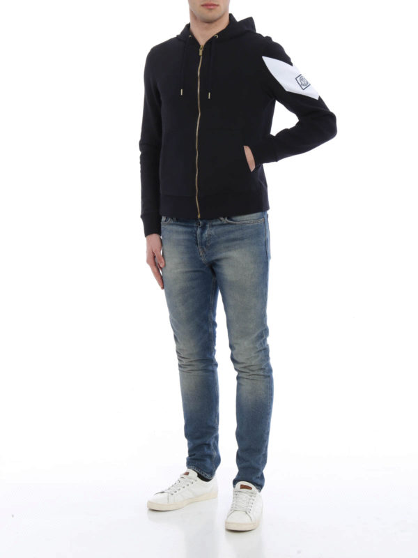 Gamme Bleu zipped sweatshirt shop online: MONCLER